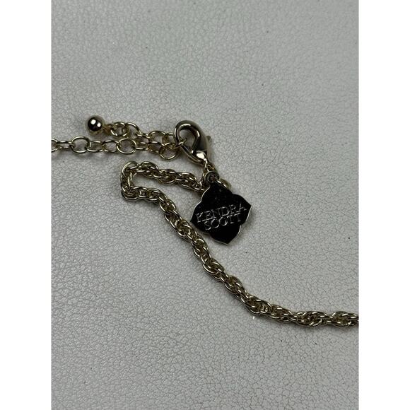 Kendra Scott Rayne Tassel Necklace 30" Gold Tone Chain Neon Pink Pendant - Picture 7 of 10